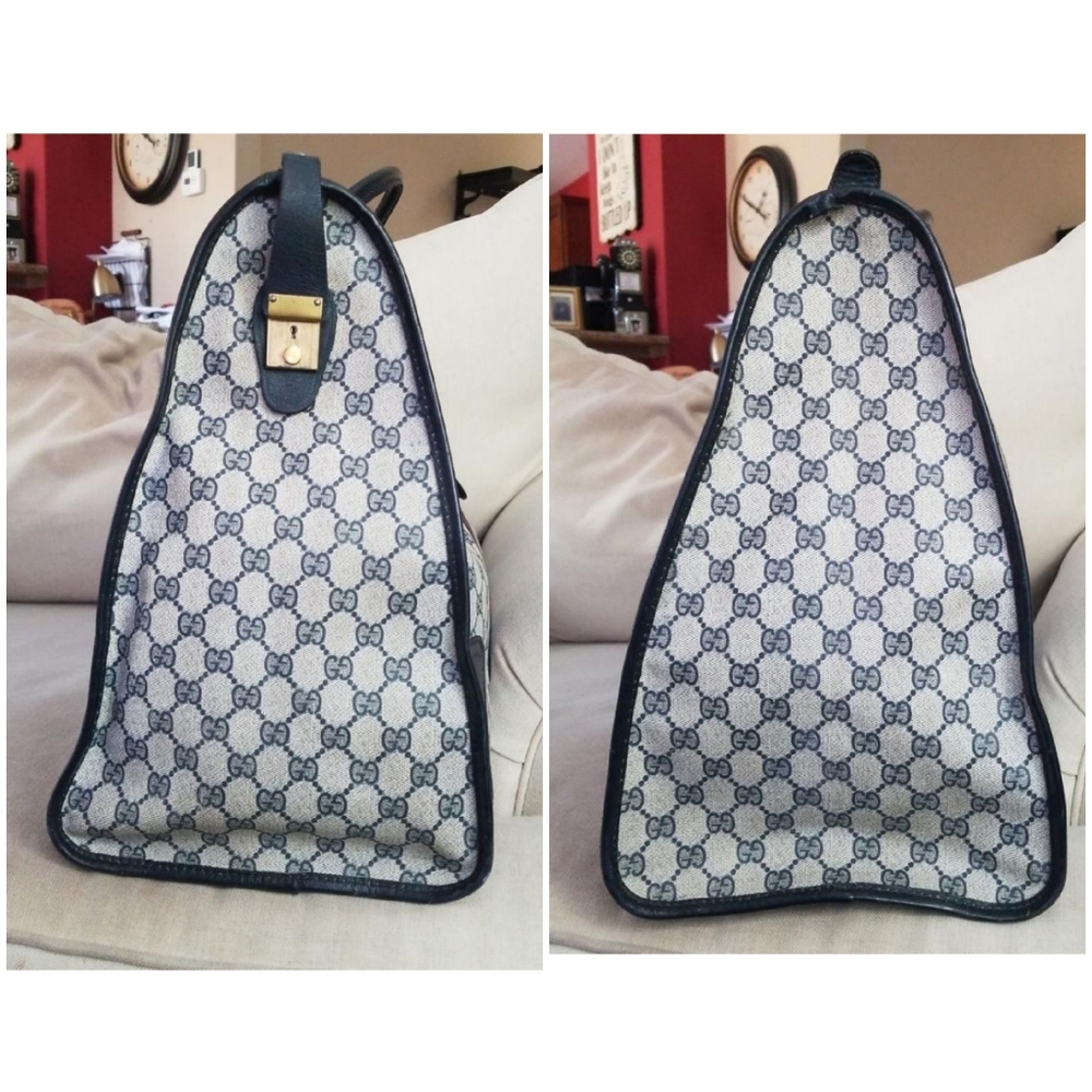 Authentic Vintage Gucci Duffle Carry on - Picture 4 of 8